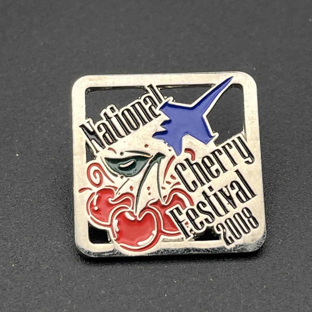 2008 National Cherry‎ Festival Traverse City Michigan Lapel Hat Pin